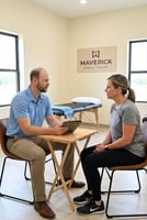 Patient receiving manual therapy treatment at a physical therapy clinic in San Antonio
